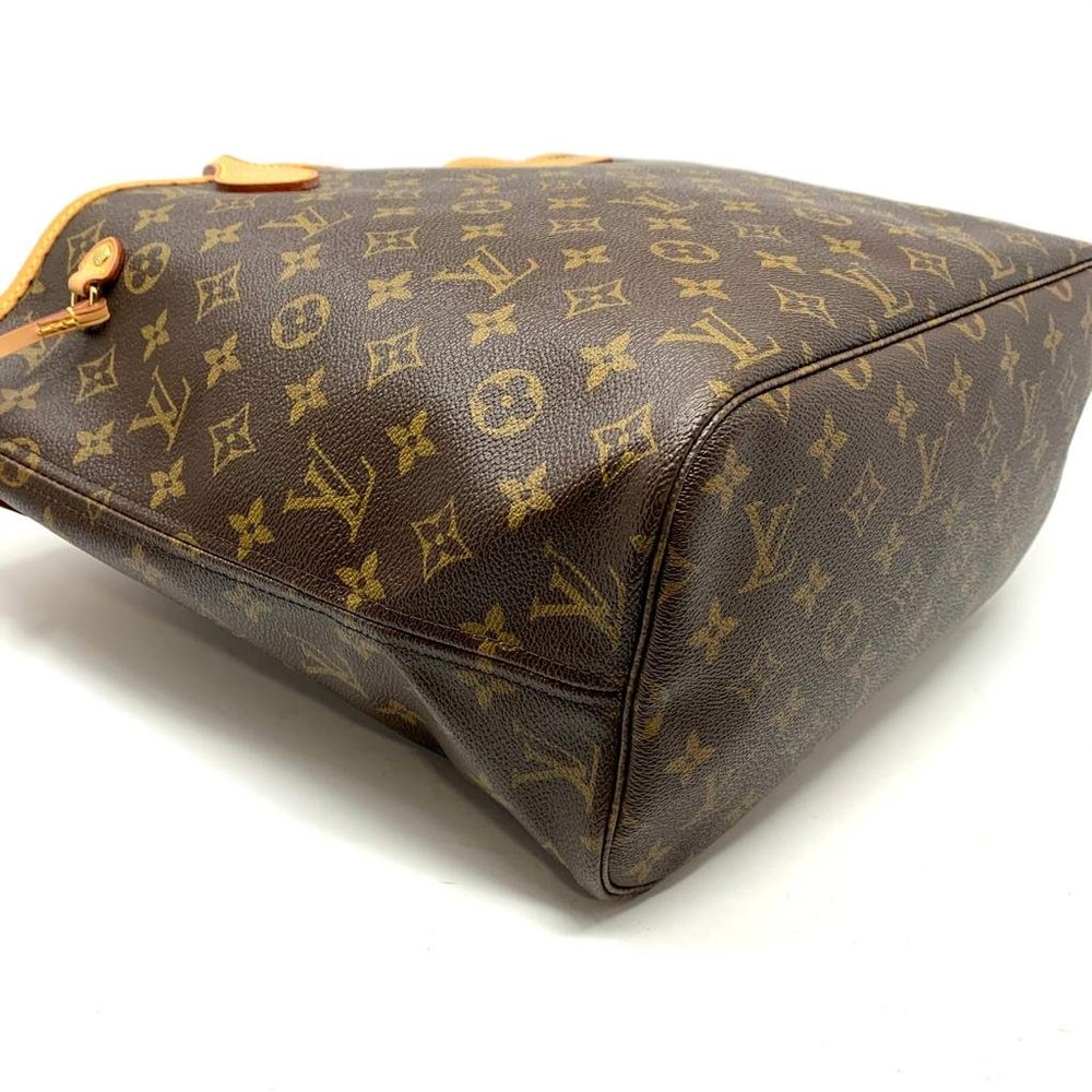 AUTH LOUIS VUITTON MONOGRAM NEVERFULL MM TOTE BAG - Picture 8 of 16